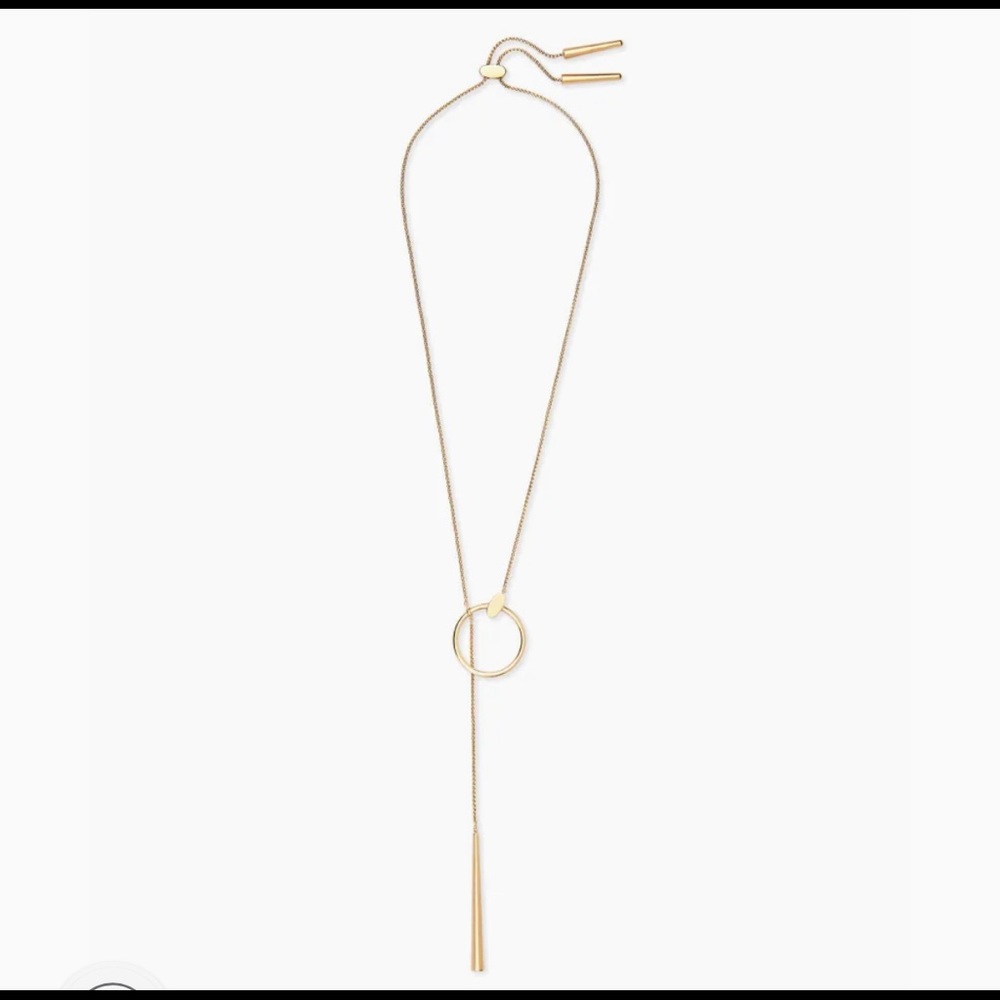 Tegan Goldtone Kendra Scott Long Necklace
